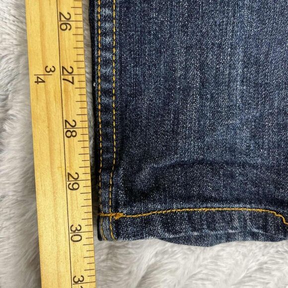 Aeropostale Jeans Womens 1/2 Reg Bayla Skinny Fit Mid Rise Dark Wash Everyday - Picture 9 of 10